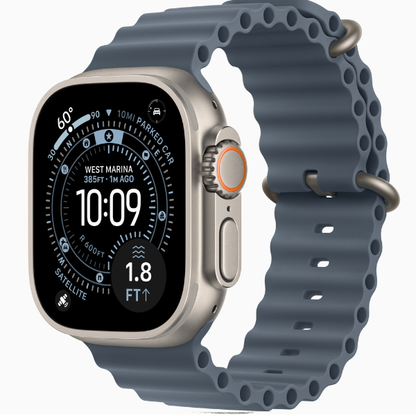 Apple Watch Ultra 3 GPS + Cellular, 49mm Natural Titanium Case & Natural Titanium